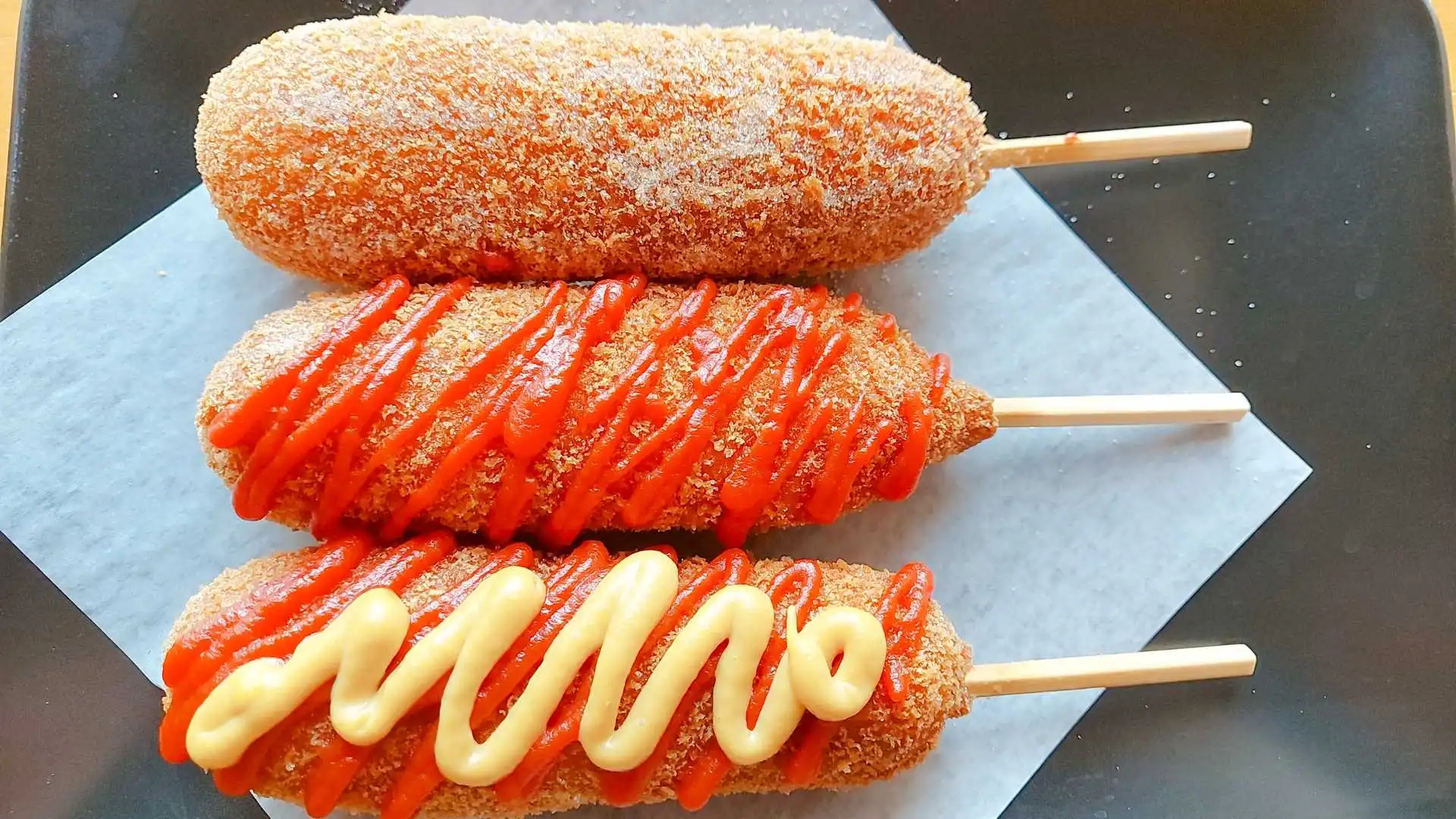 K-Dog at Yum Yum BBQ Chicken in Calgary, AB